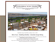 Tablet Screenshot of hoodrivertours.com